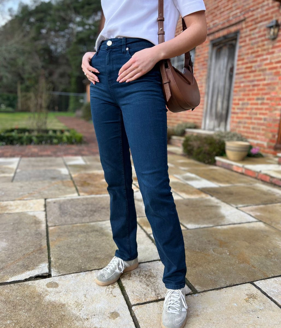 Navy Sienna Straight Leg Jeans