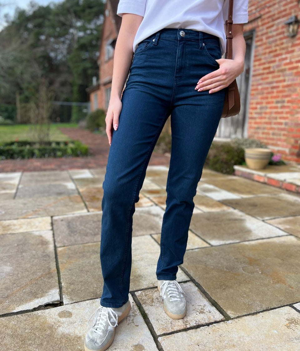 Navy Sienna Straight Leg Jeans