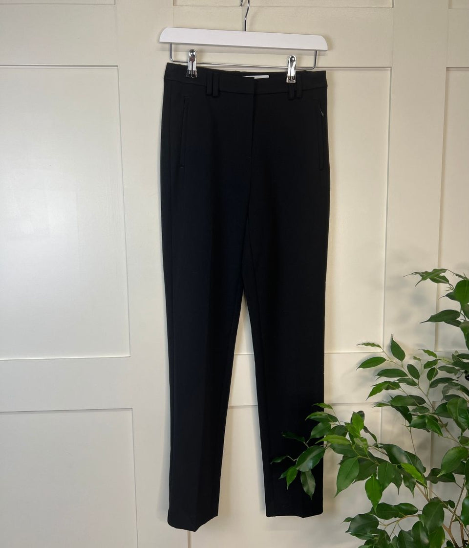 Black Slim Ankle Grazer Trousers Size 6 Long