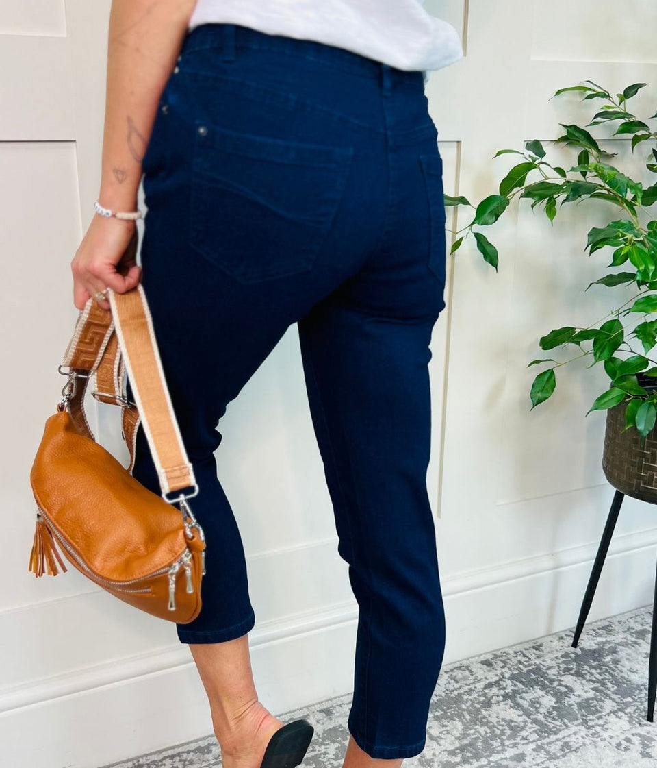 Navy Susie Slim Leg Jeans