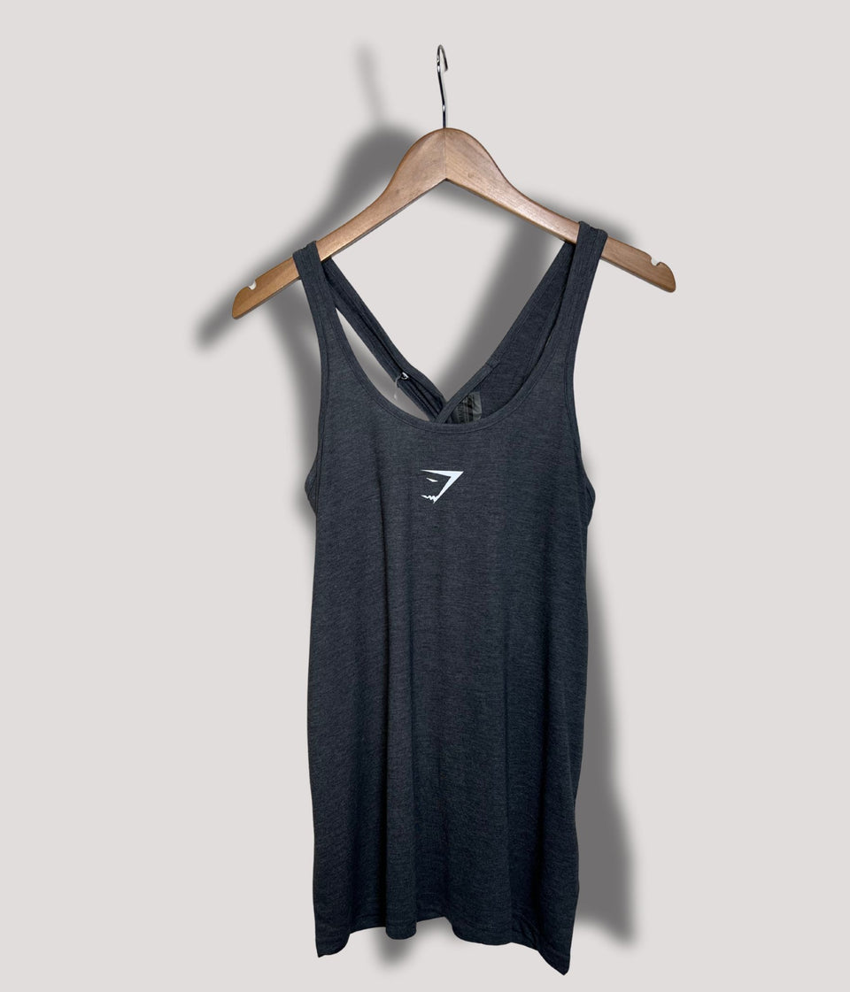 Charcoal Ark Switchback Vest Top