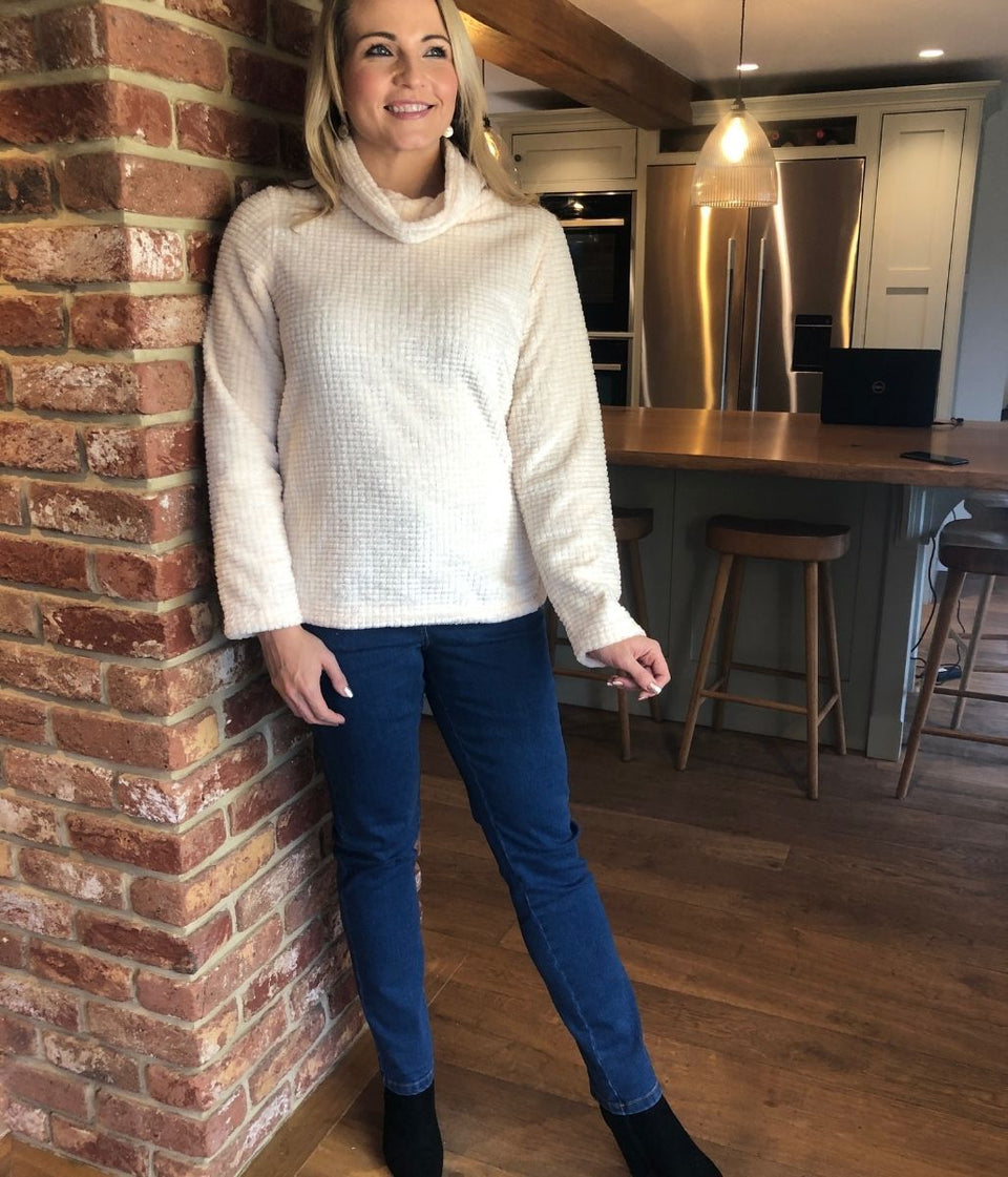 Ivory Bardou Fleece Jumper