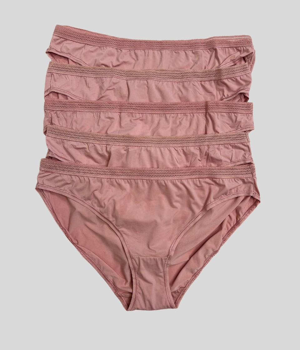 Pink 5 Pack Bikini Briefs