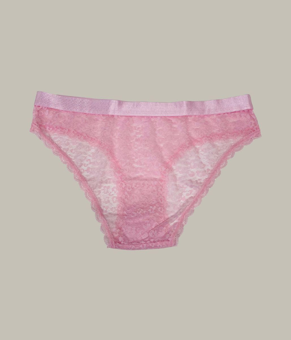 Pink Brave Soul 3 Pack Lace Briefs