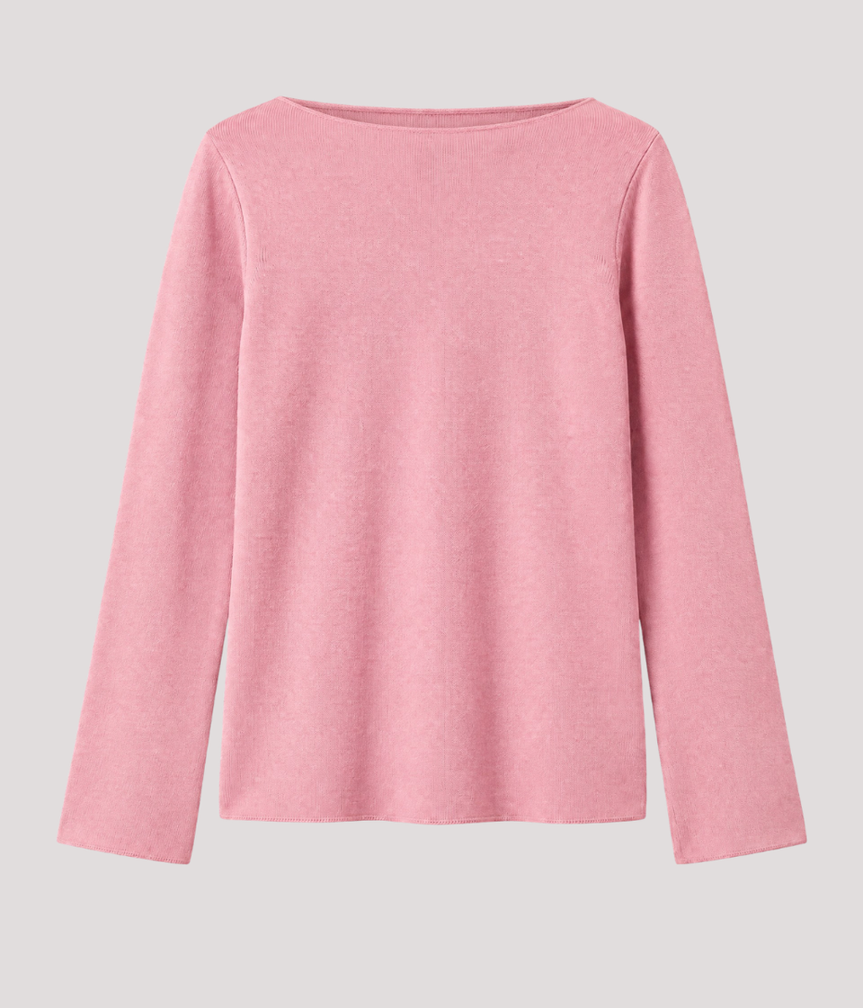 Pink Cotton Tunic Style Jumper