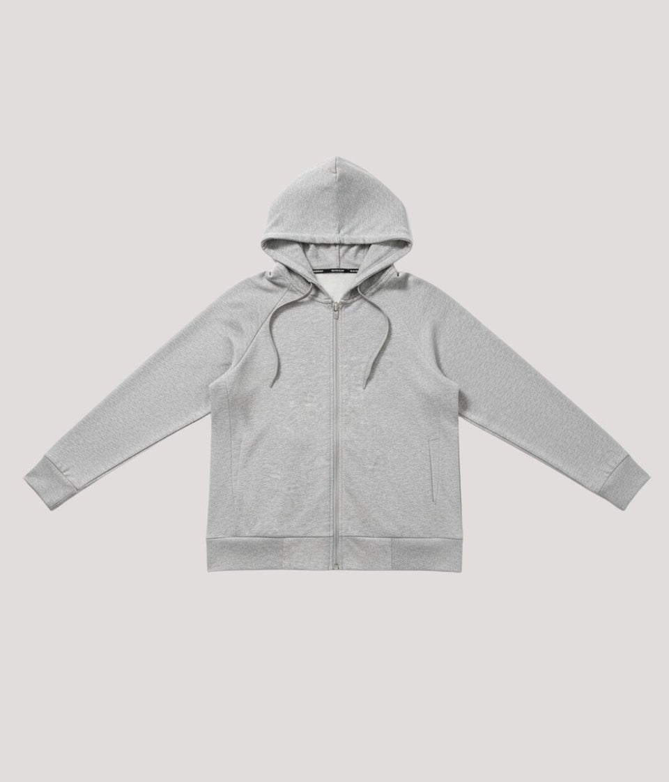 Grey Full Zip Hoodie
