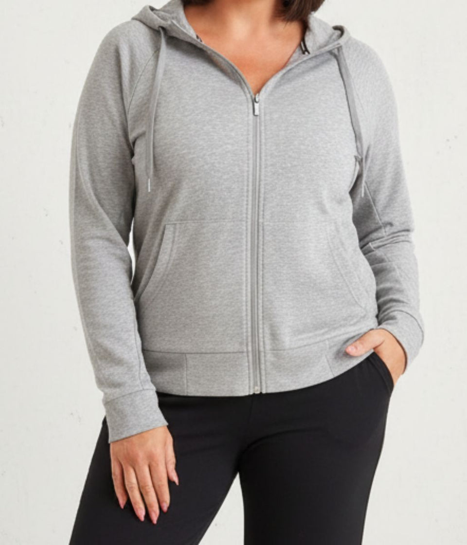 Grey Full Zip Hoodie