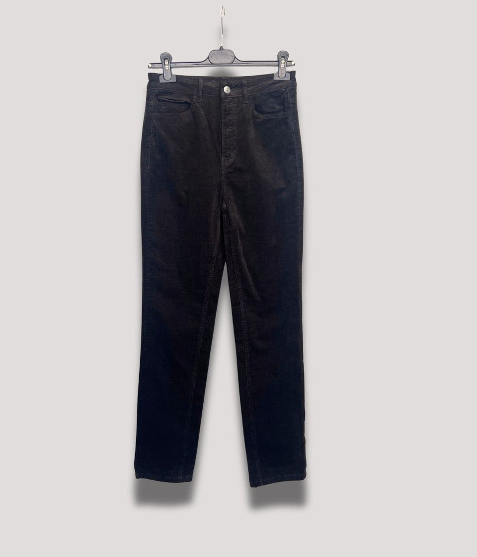 Brown Straight Leg Cord Trousers