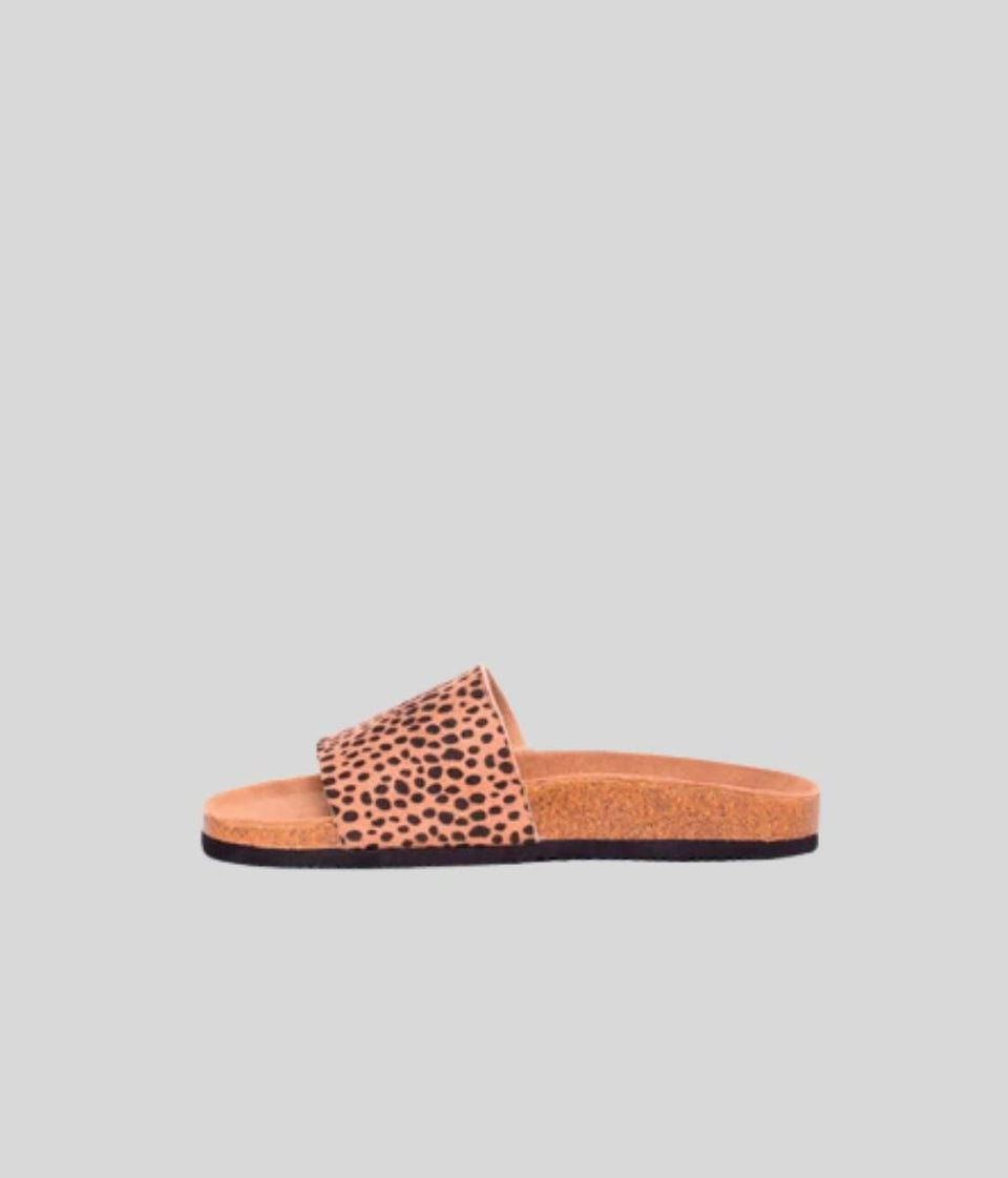 Brakeburn Leopard Print Sliders