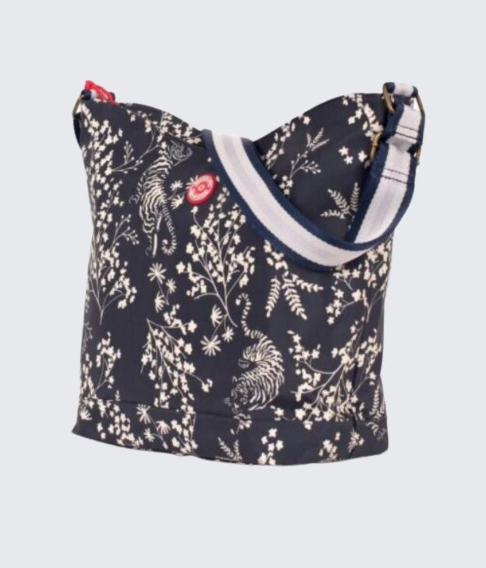 Brakeburn Navy Tiger Hobo Bag