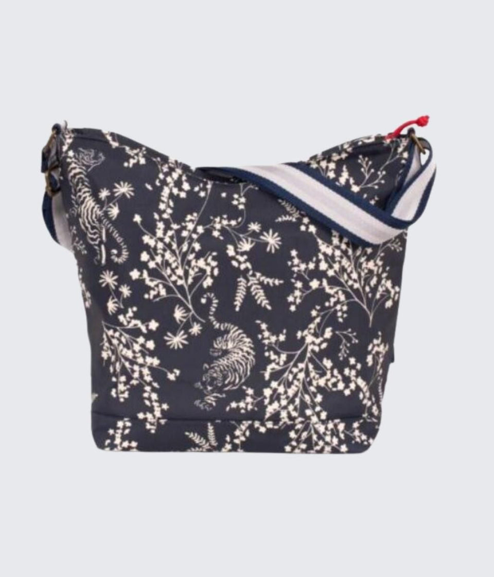 Brakeburn Navy Tiger Hobo Bag