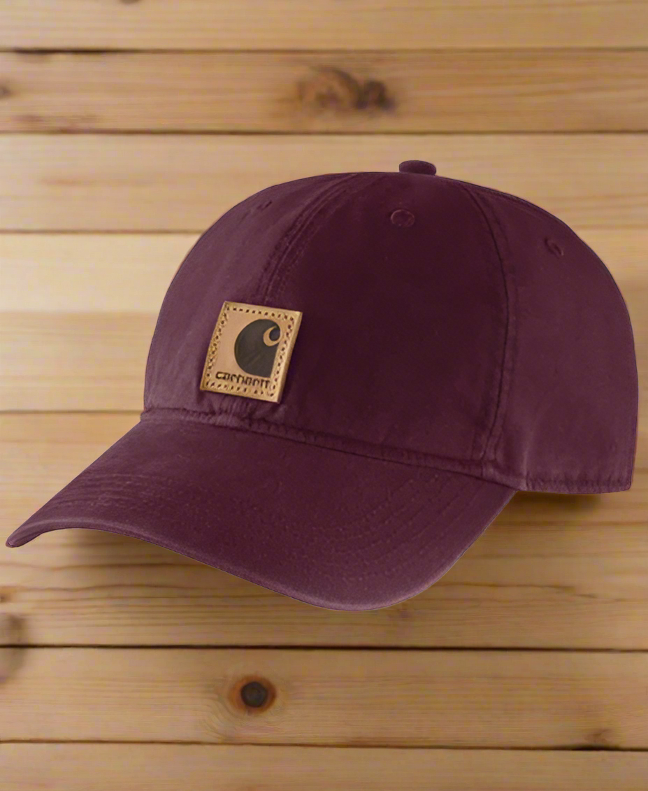 Burgundy Carhartt Odessa Cap
