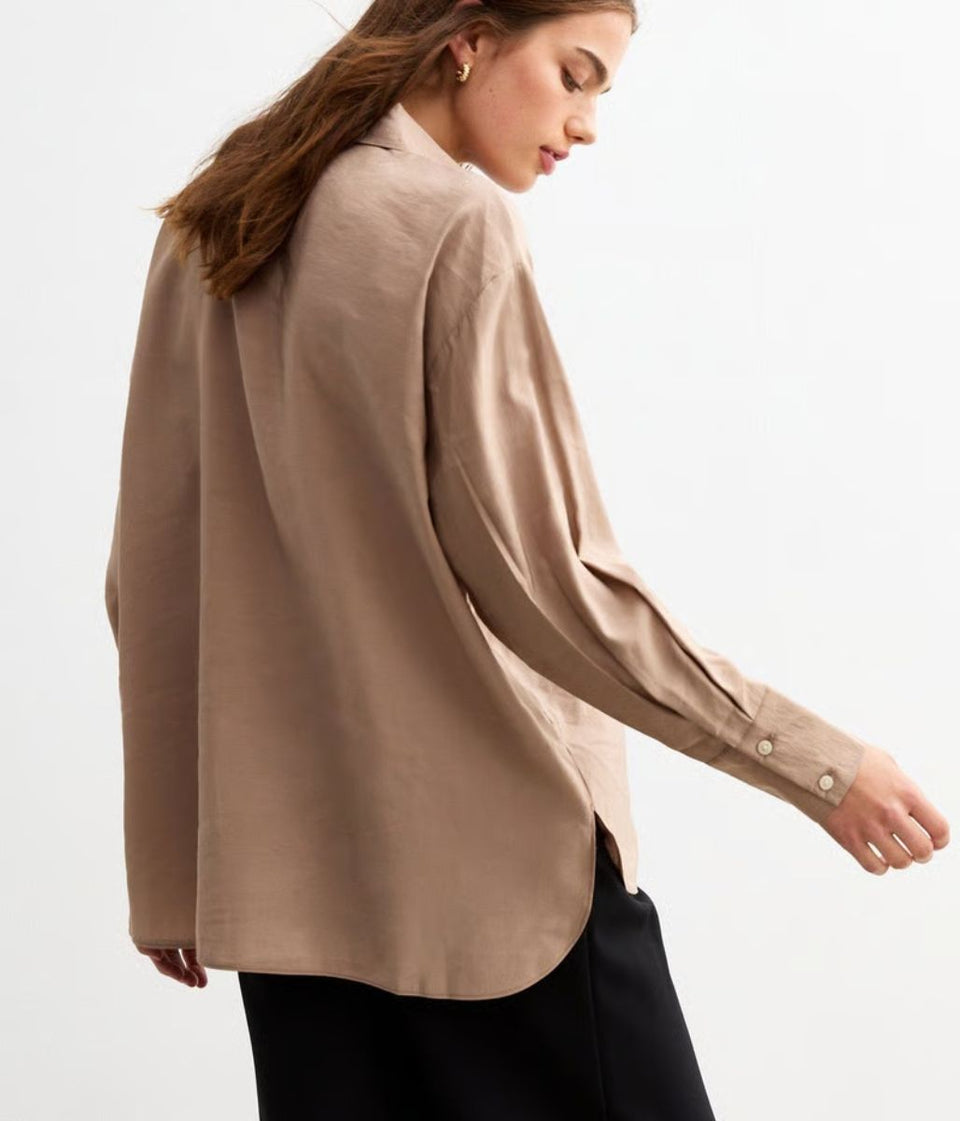 Mocha Modal Relaxed Shirt