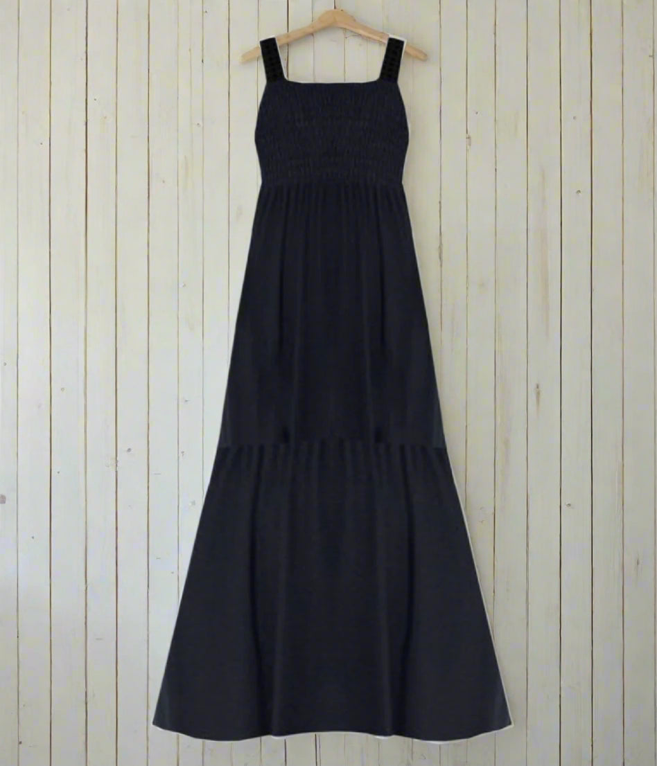 Black Susie Jersey Maxi Dress