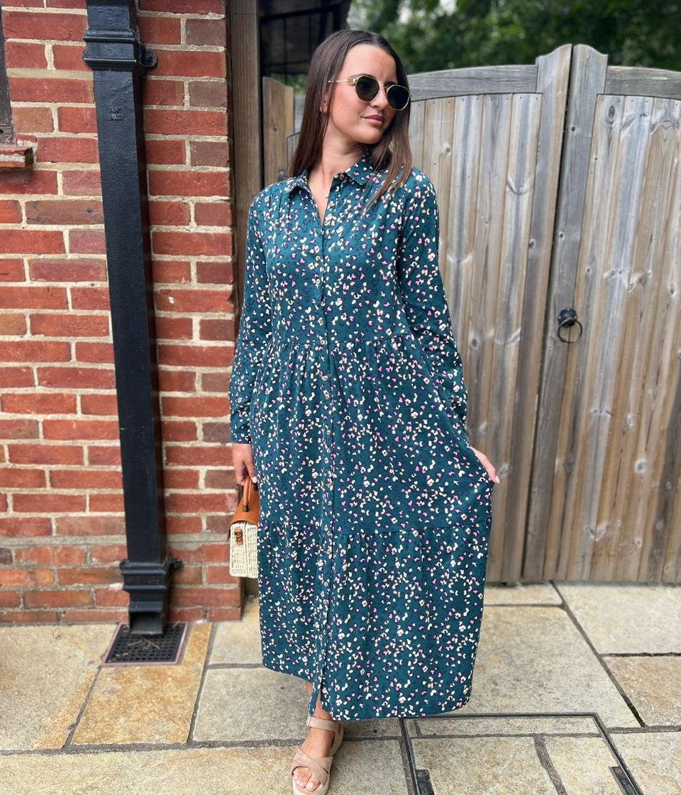Brakeburn Leopard Blossom Dress