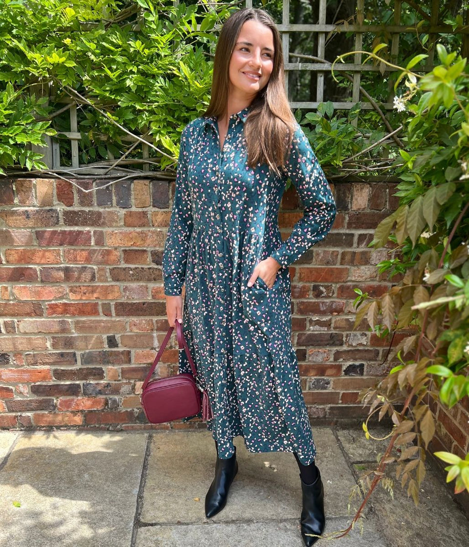 Brakeburn Leopard Blossom Dress