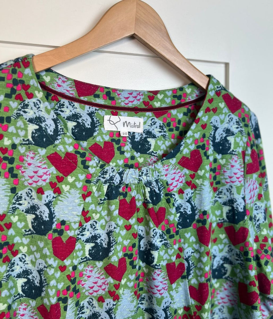Mistral Cute Squirrel Print Tunic