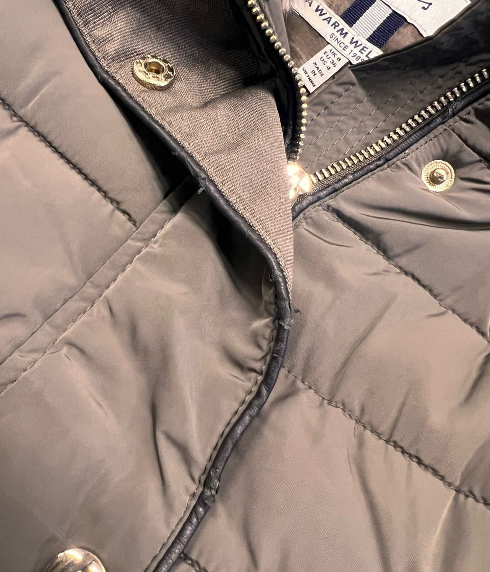 Chocolate Gosway Quilted Jacket - Seconds