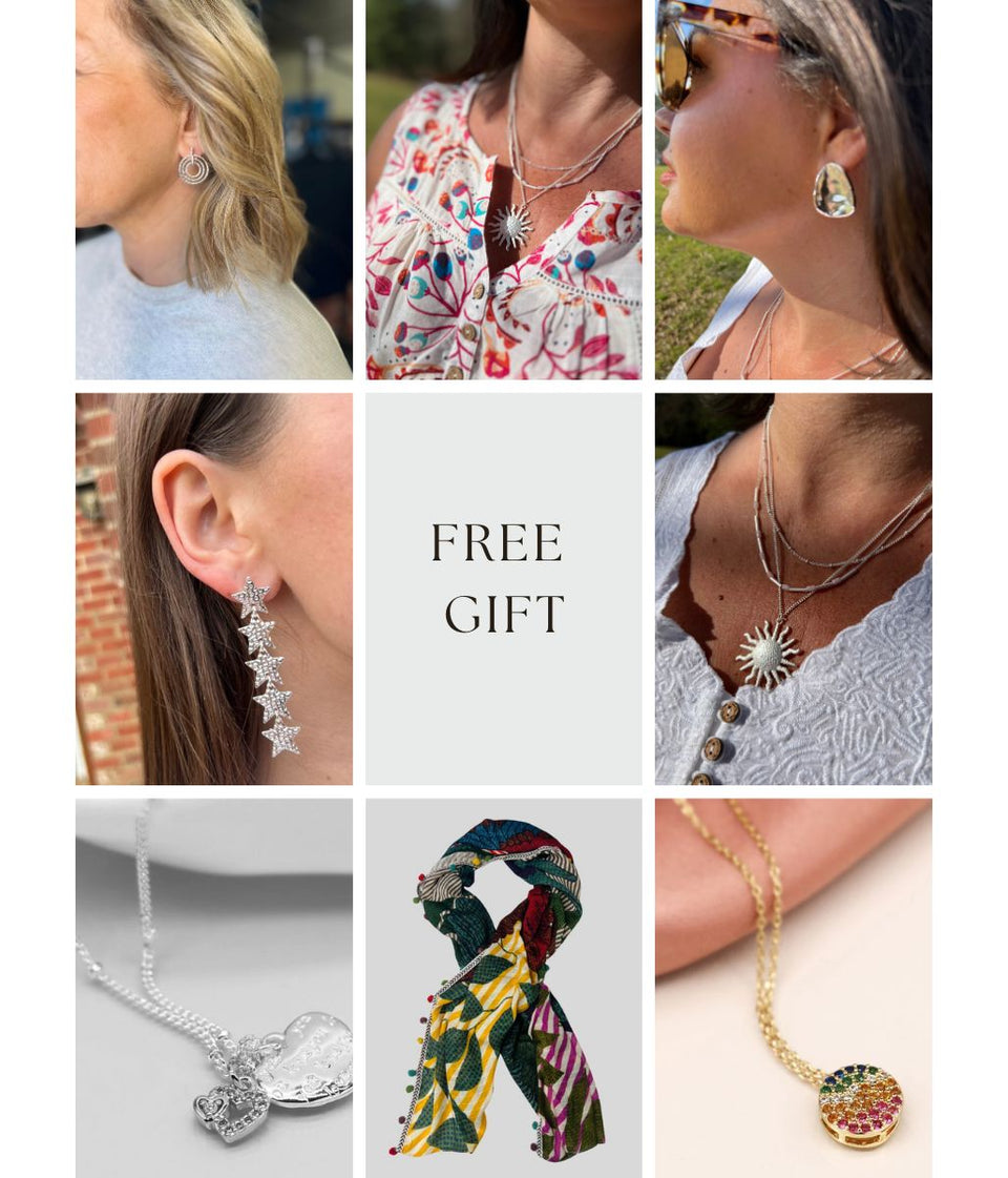 Earrings necklace bracelet
