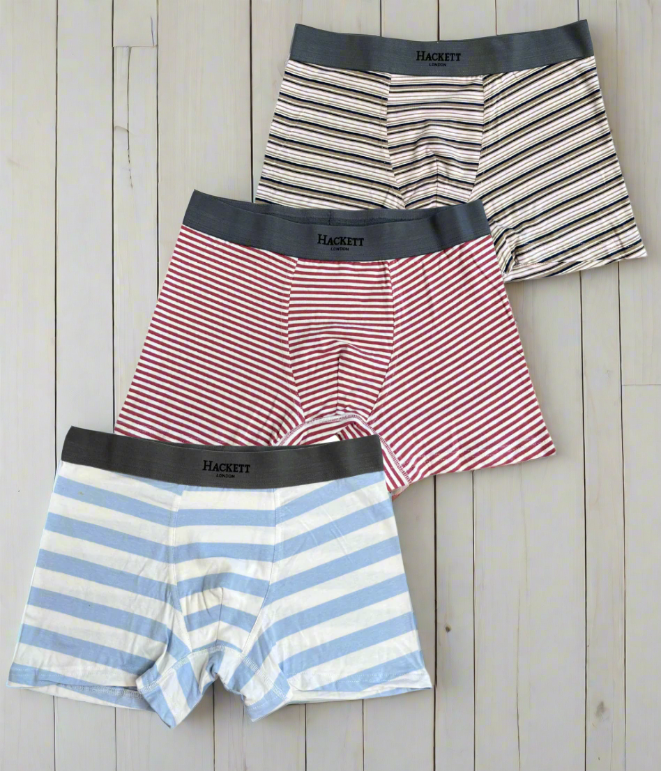 Mens 3 Pack Hackett Boxer Shorts