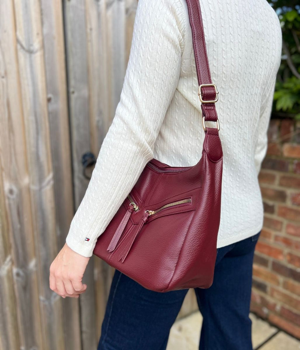 Cream V Neck Cable Twist Jumper