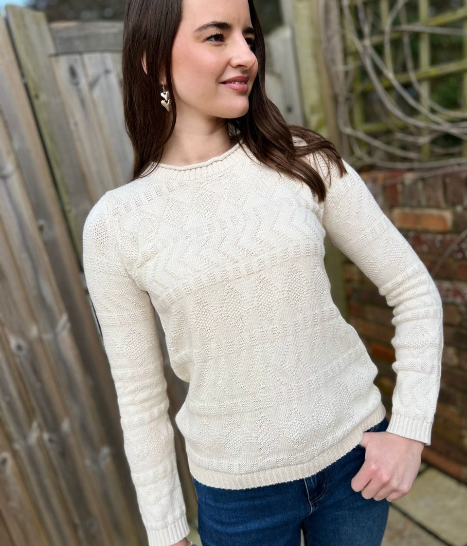 Natural Ex Seasalt Cotton Kinter Jumper