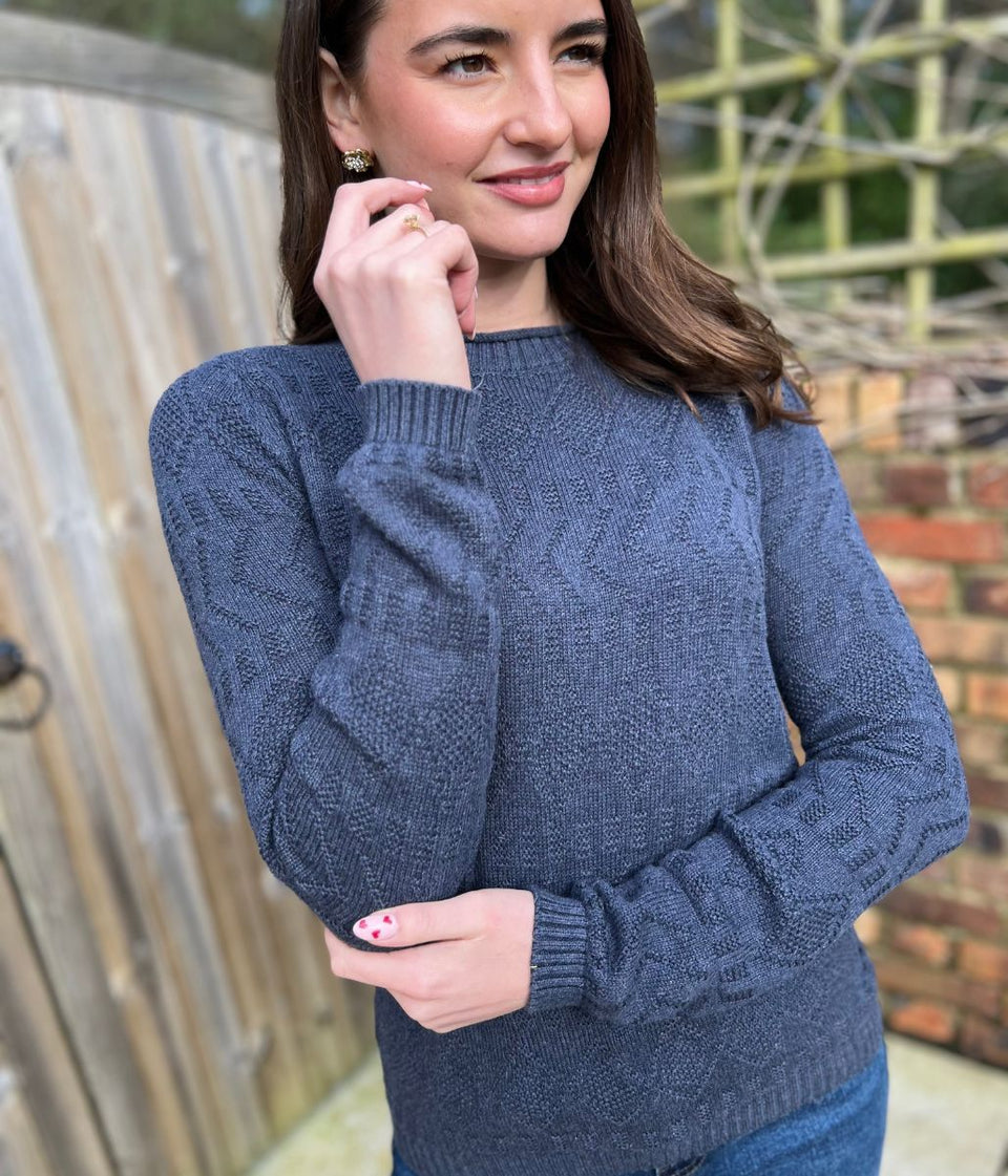 Navy Ex Seasalt Cotton Kinter Jumper