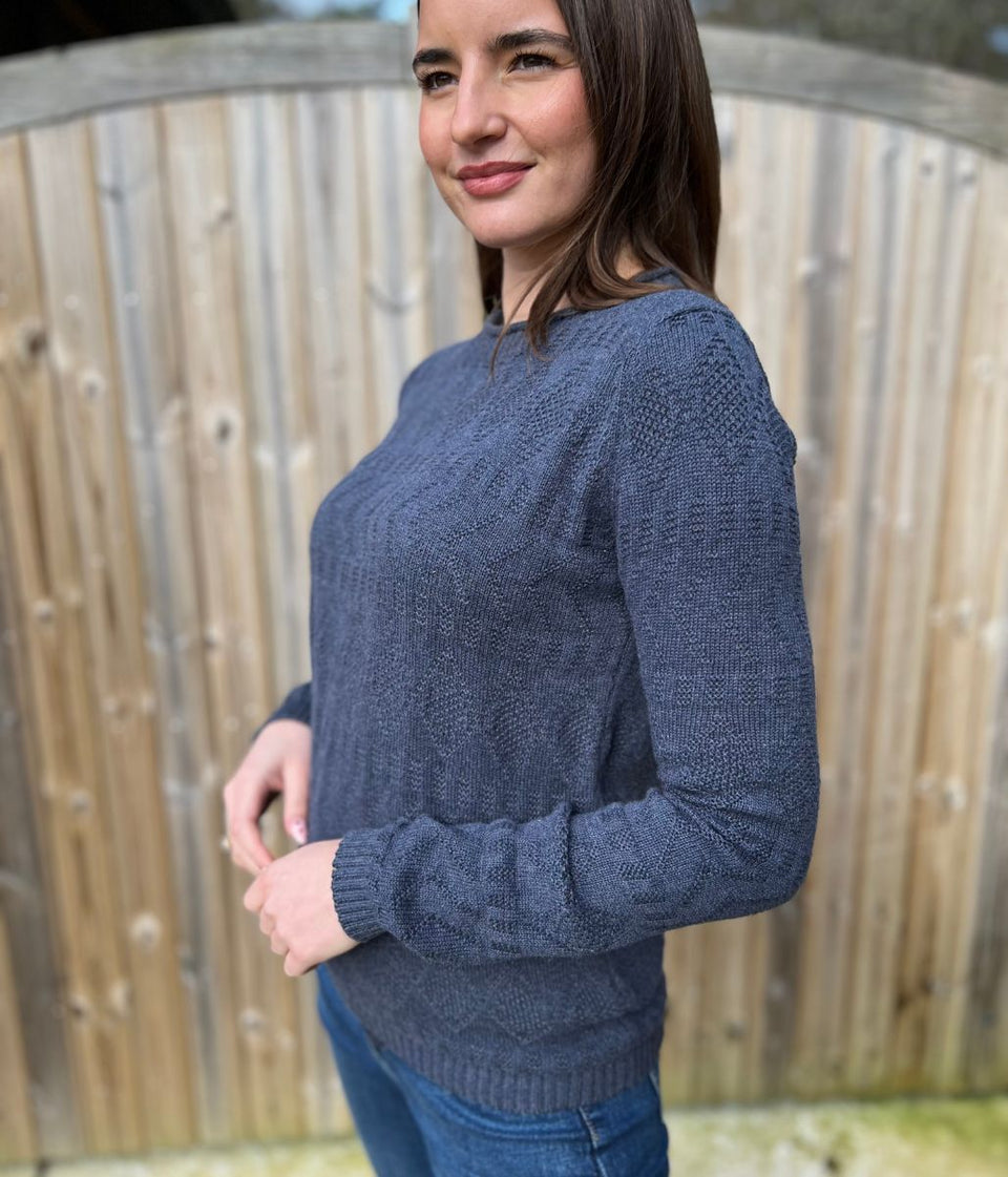 Navy Ex Seasalt Cotton Kinter Jumper