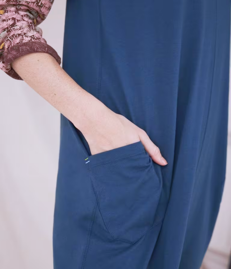 Blue Selina Jersey Jumpsuit