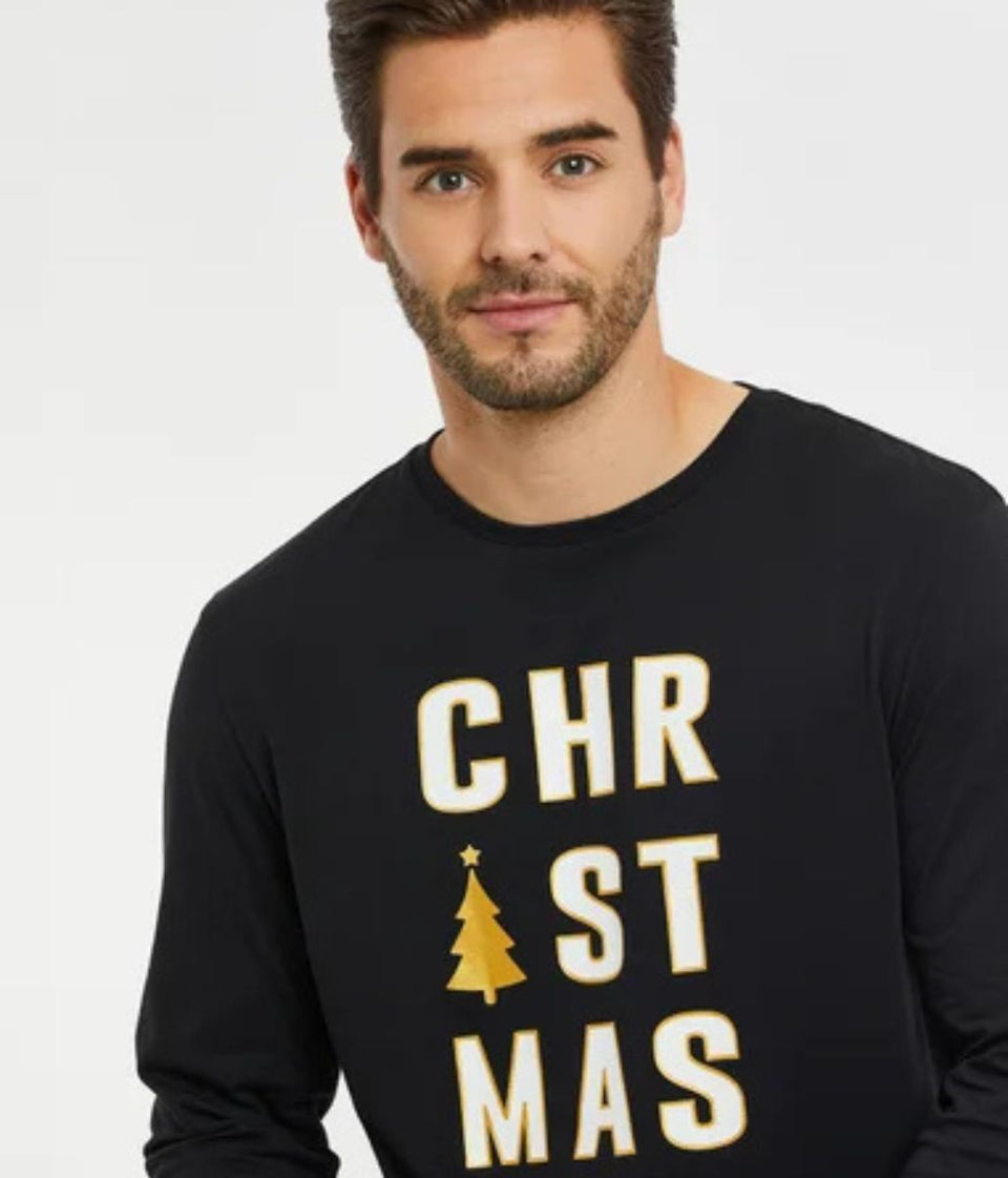 Mens Happy Christmas Pyjamas