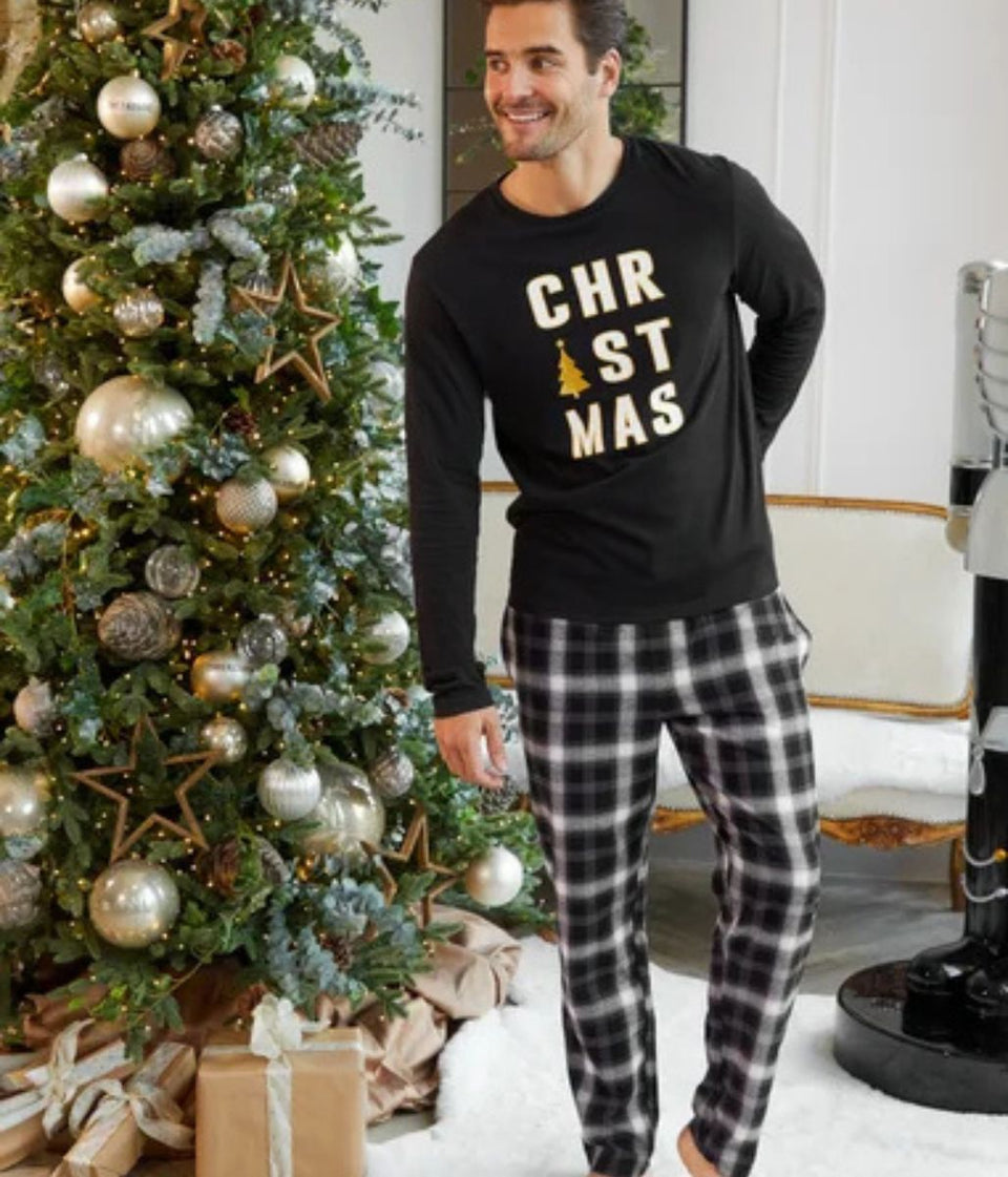 Mens Happy Christmas Pyjamas