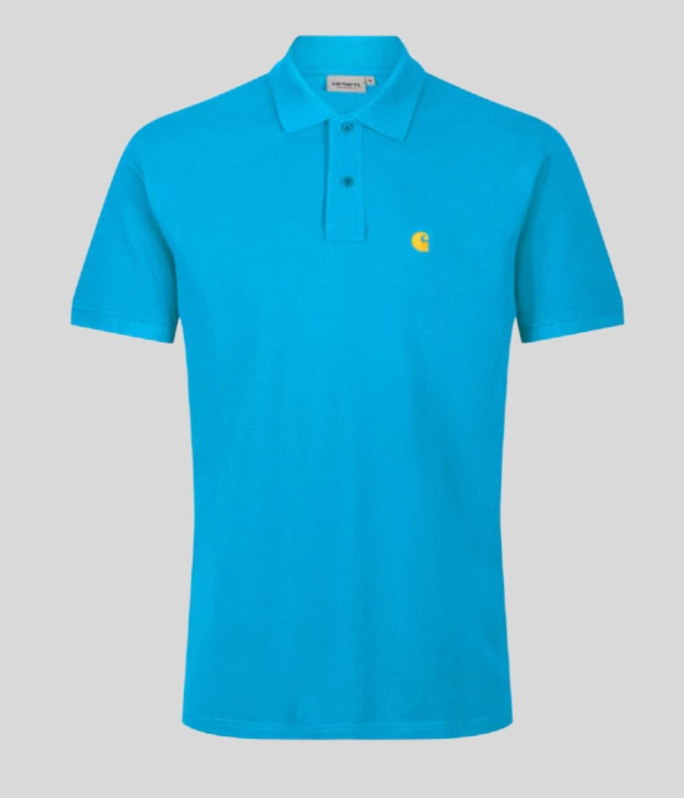 Blue Men's Chase Pique Polo Shirt