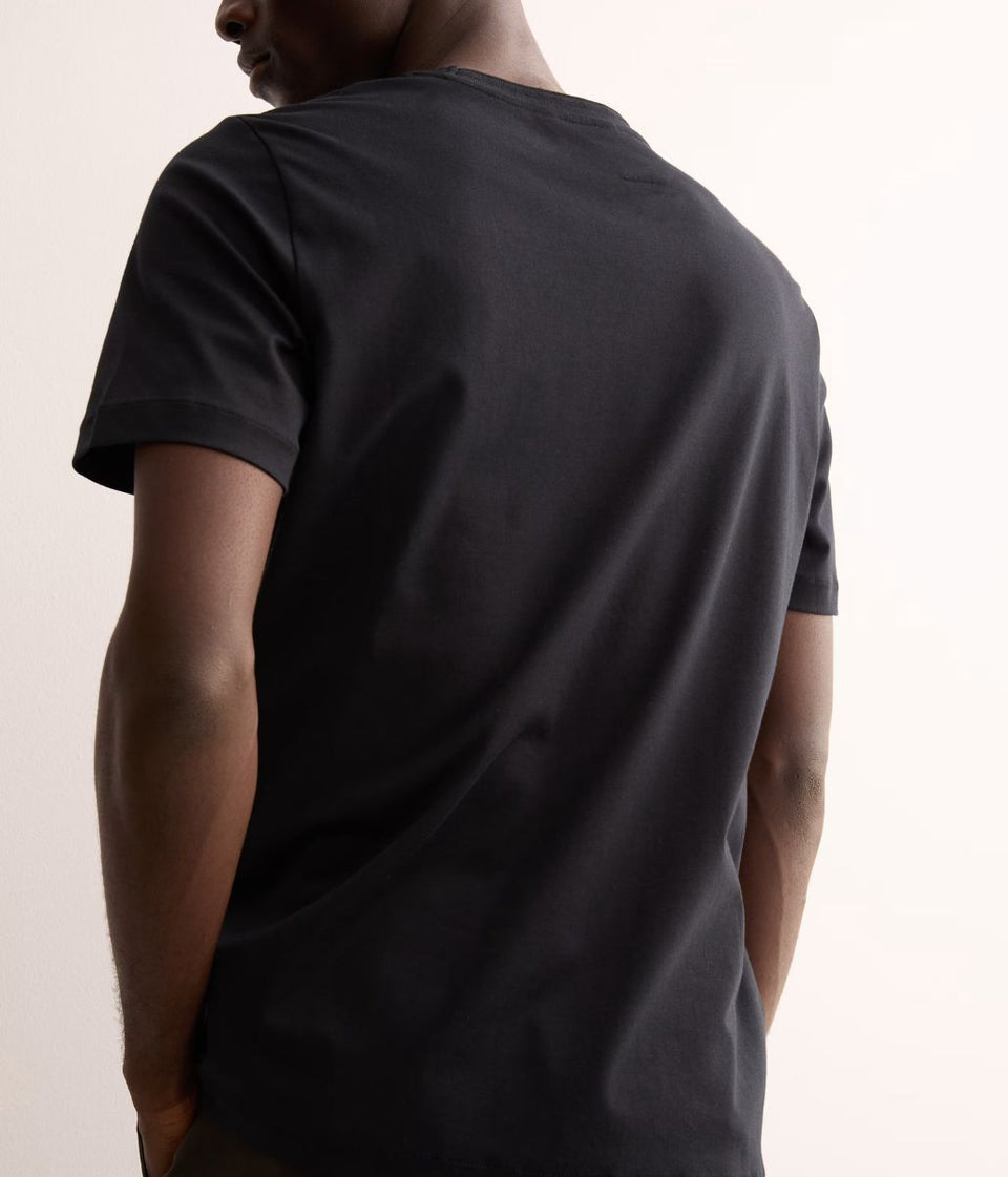 Black Premium Cotton Mens T Shirt