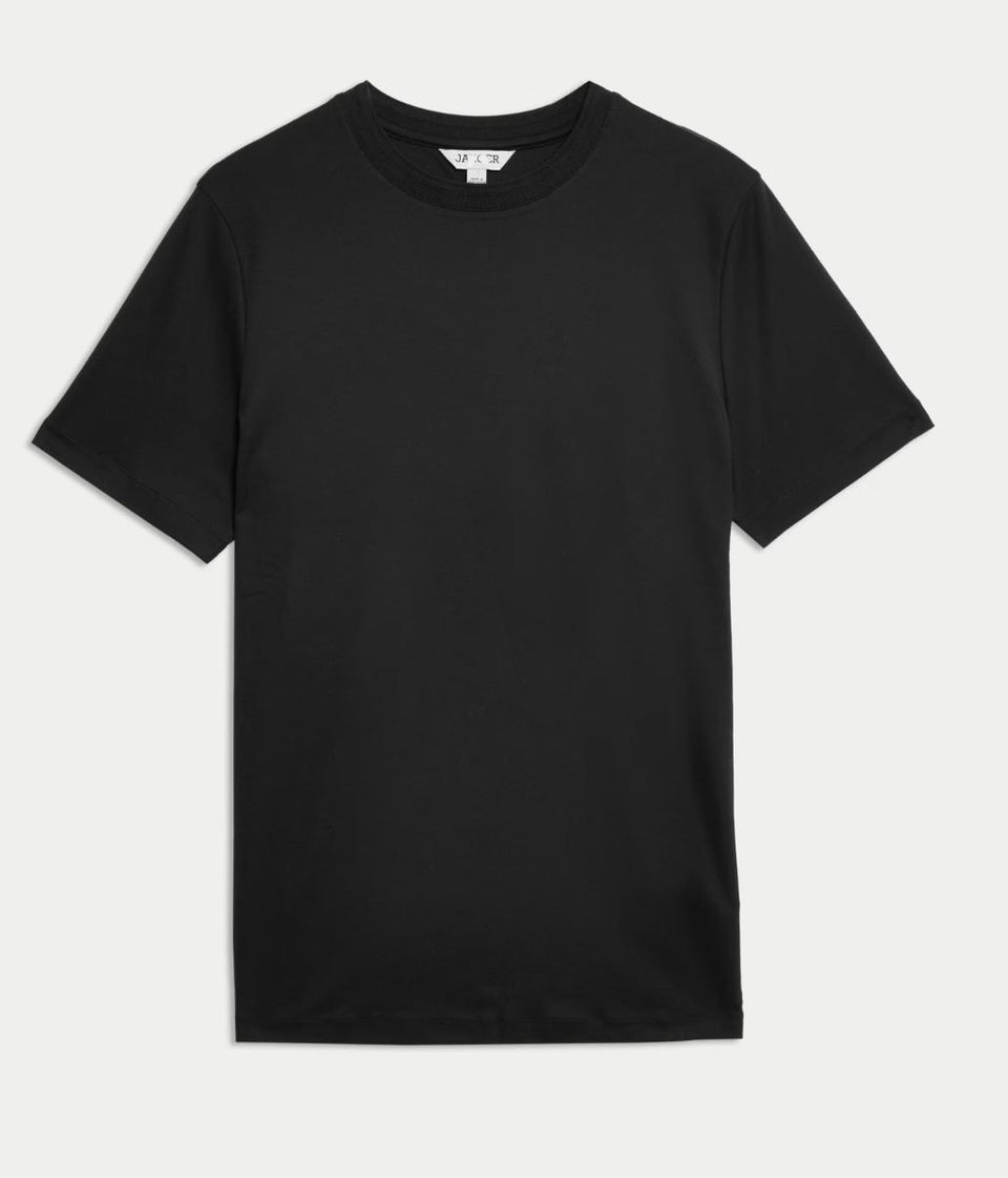 Black Premium Cotton Mens T Shirt
