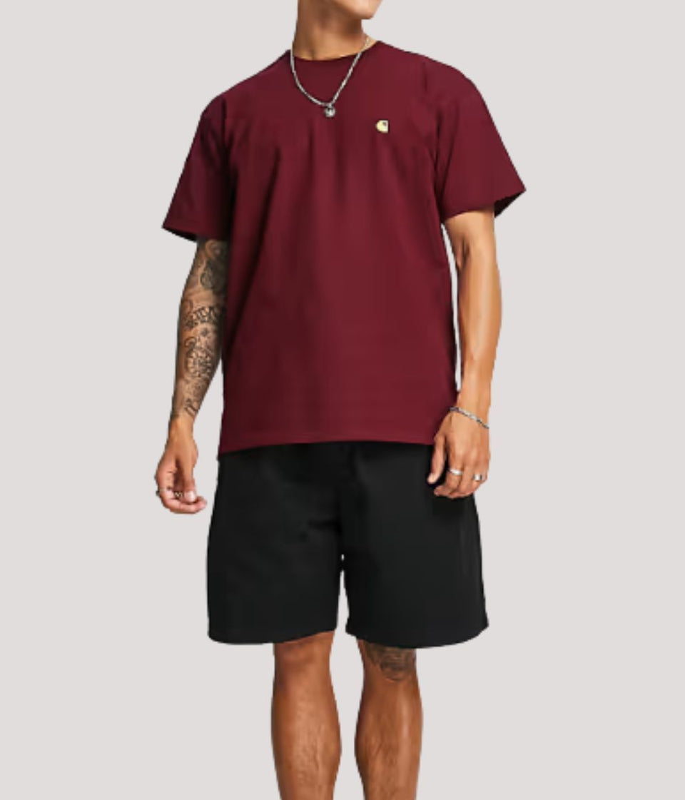 Burgundy Carhartt Chase T Shirt