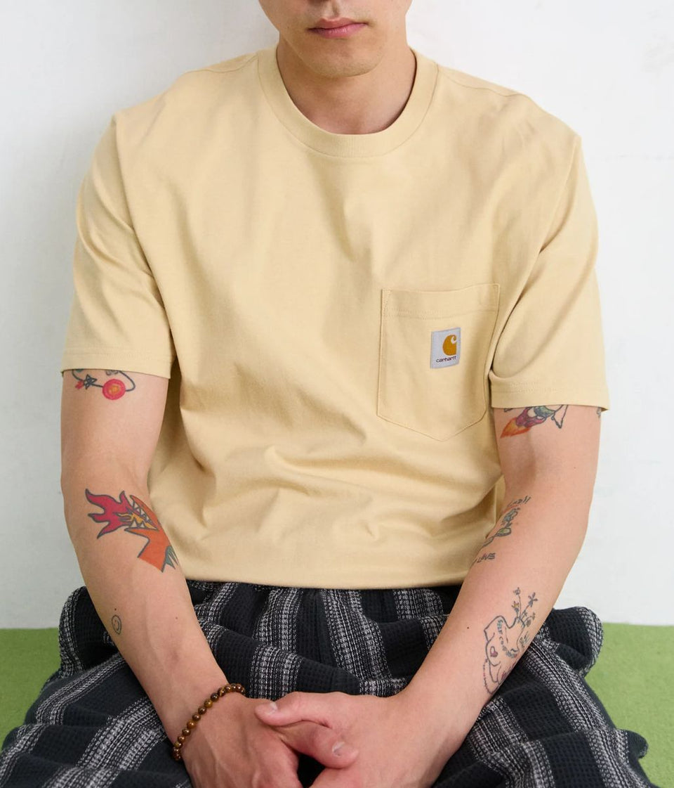 Sand Carhartt Dearborn Relaxed Pocket T Shirt