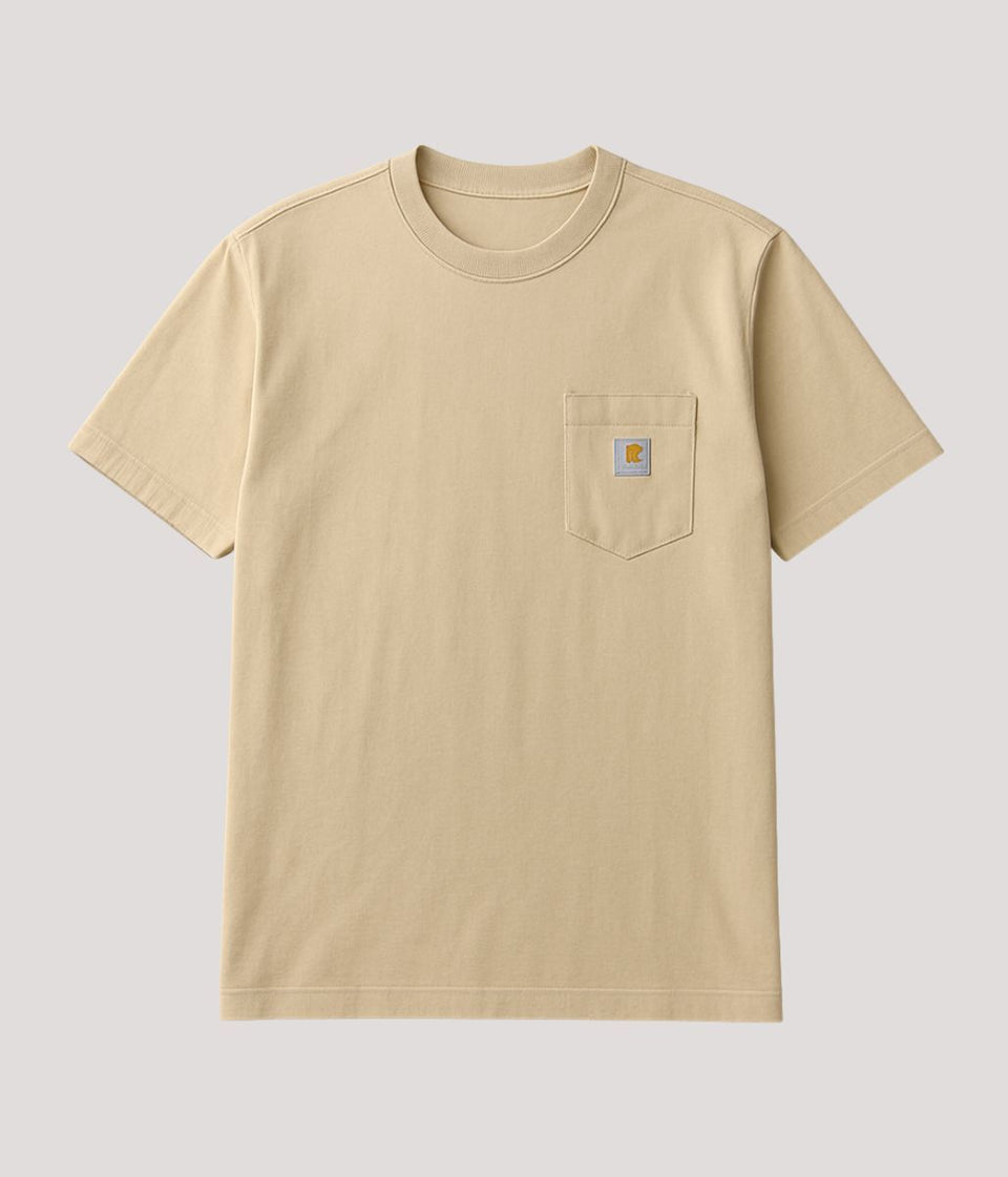 Sand Carhartt Dearborn Relaxed Pocket T Shirt