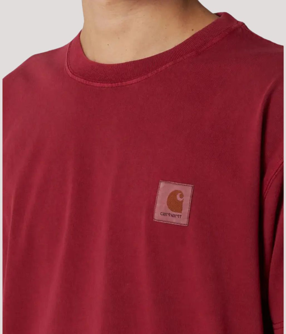 Dark Red Carhartt Relaxed Nelson T Shirt