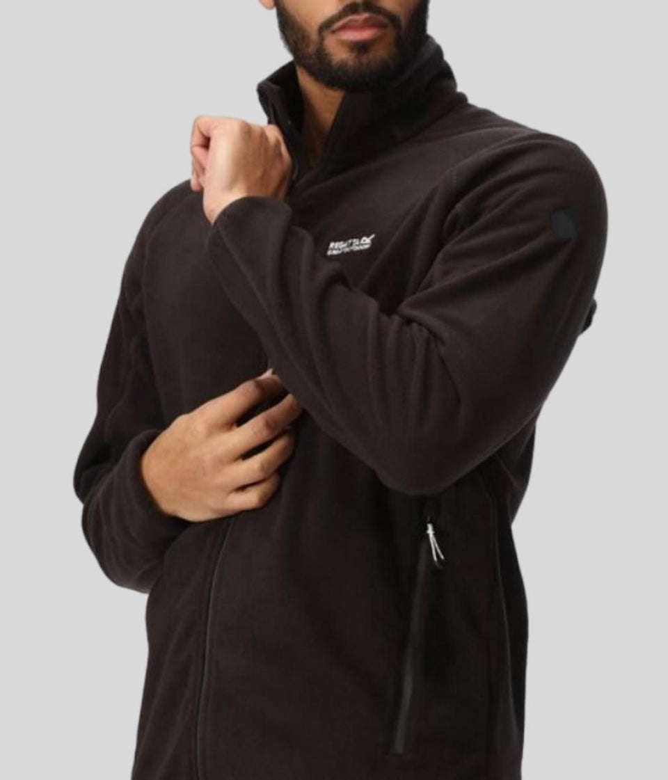 Mens Black Hadfield Fleece Jacket