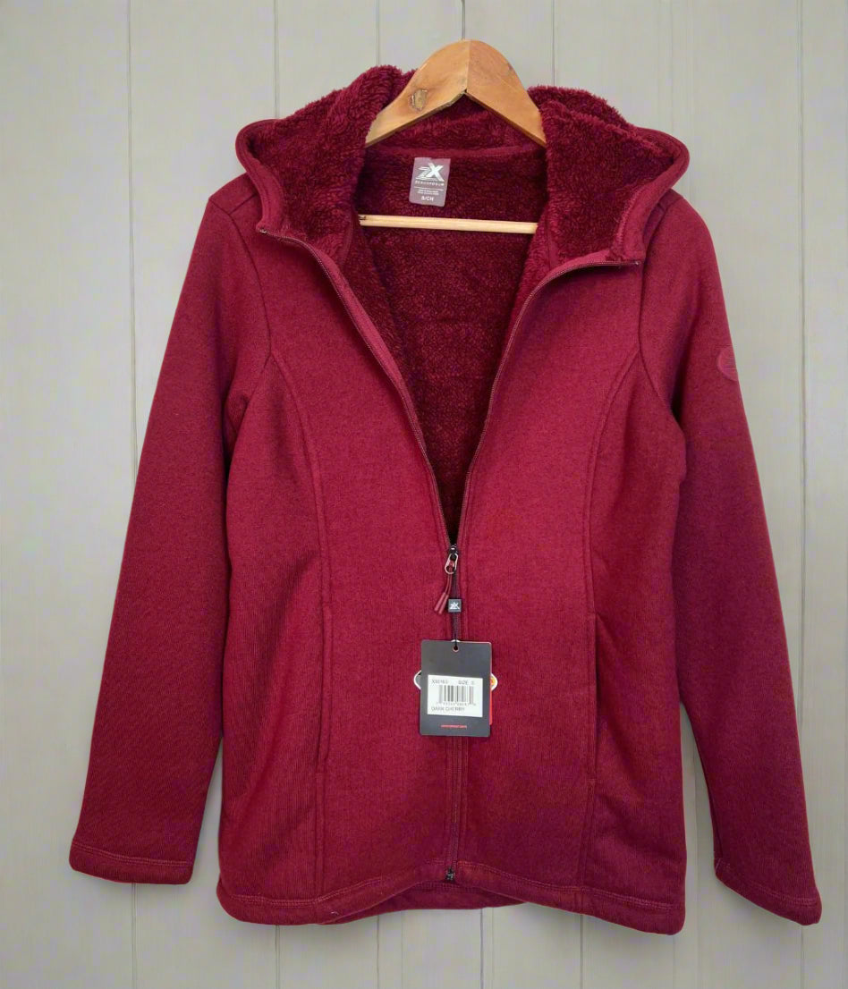 Burgundy Sherpa Lined Luxe Fleece