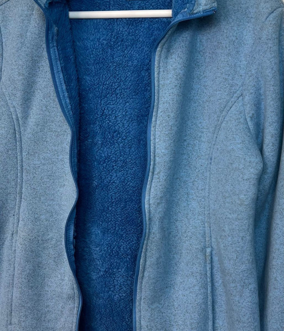 Light Blue Sherpa Lined Luxe Fleece