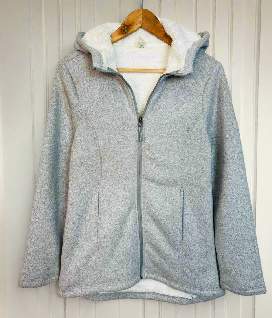 Light Grey Sherpa Lined Luxe Fleece