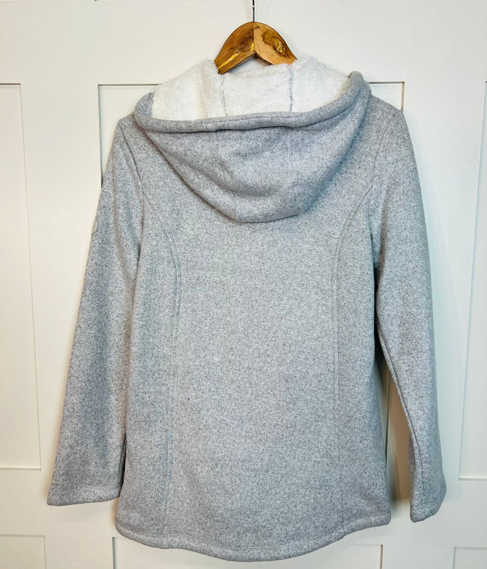 Light Grey Sherpa Lined Luxe Fleece