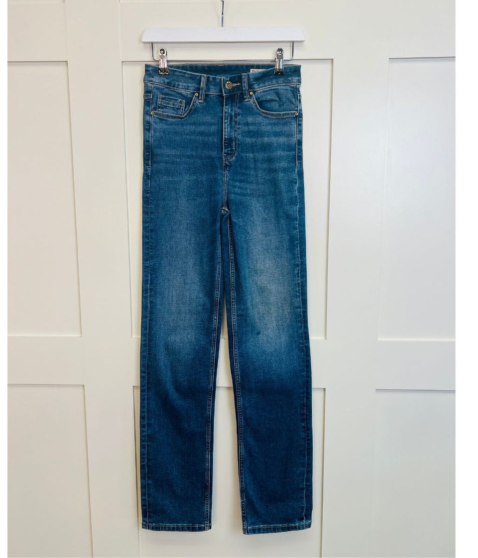 Blue Sophia Straight Jeans