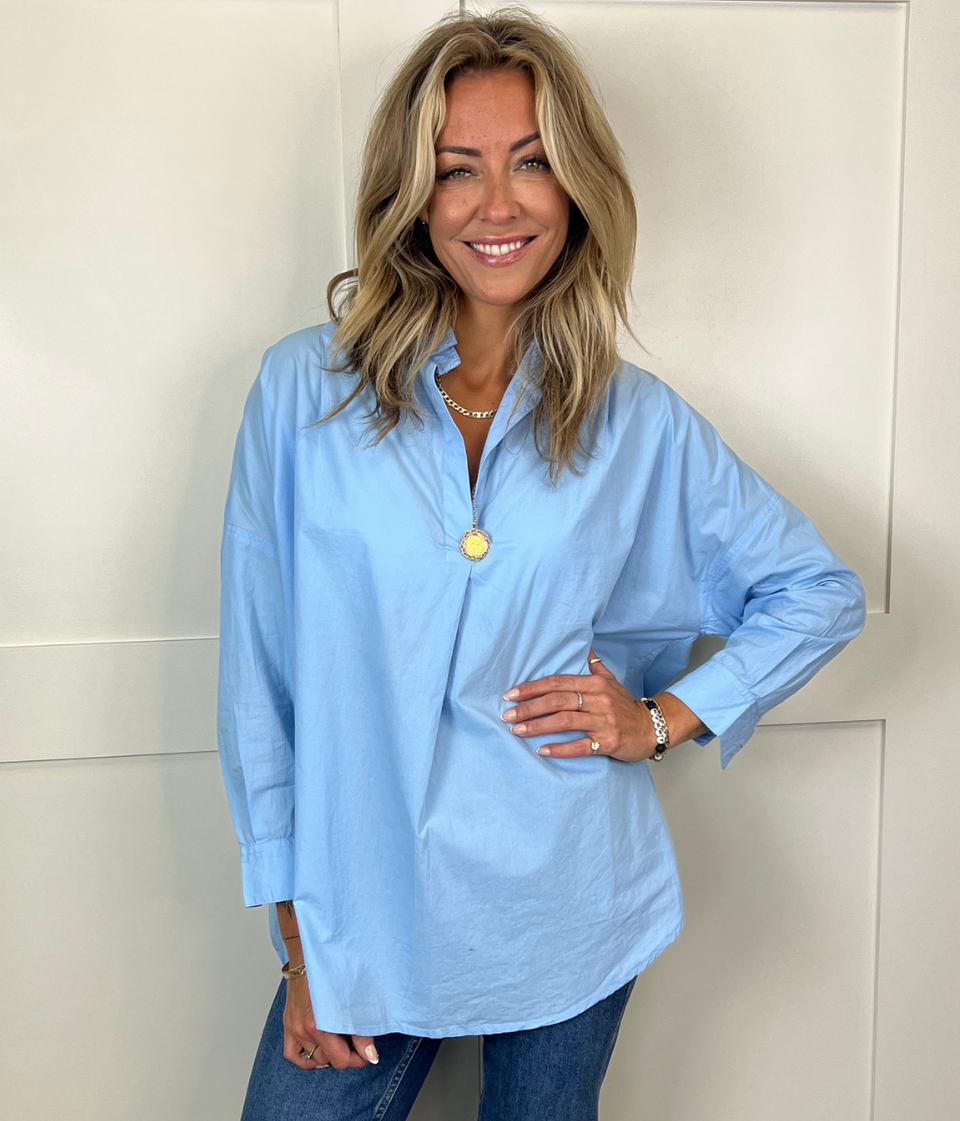 Blue Rhodes Popover Shirt