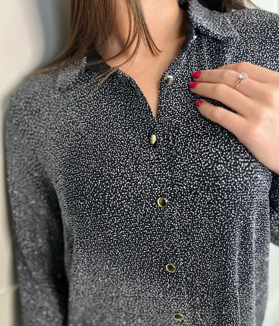 Silver Sparkle Blouse