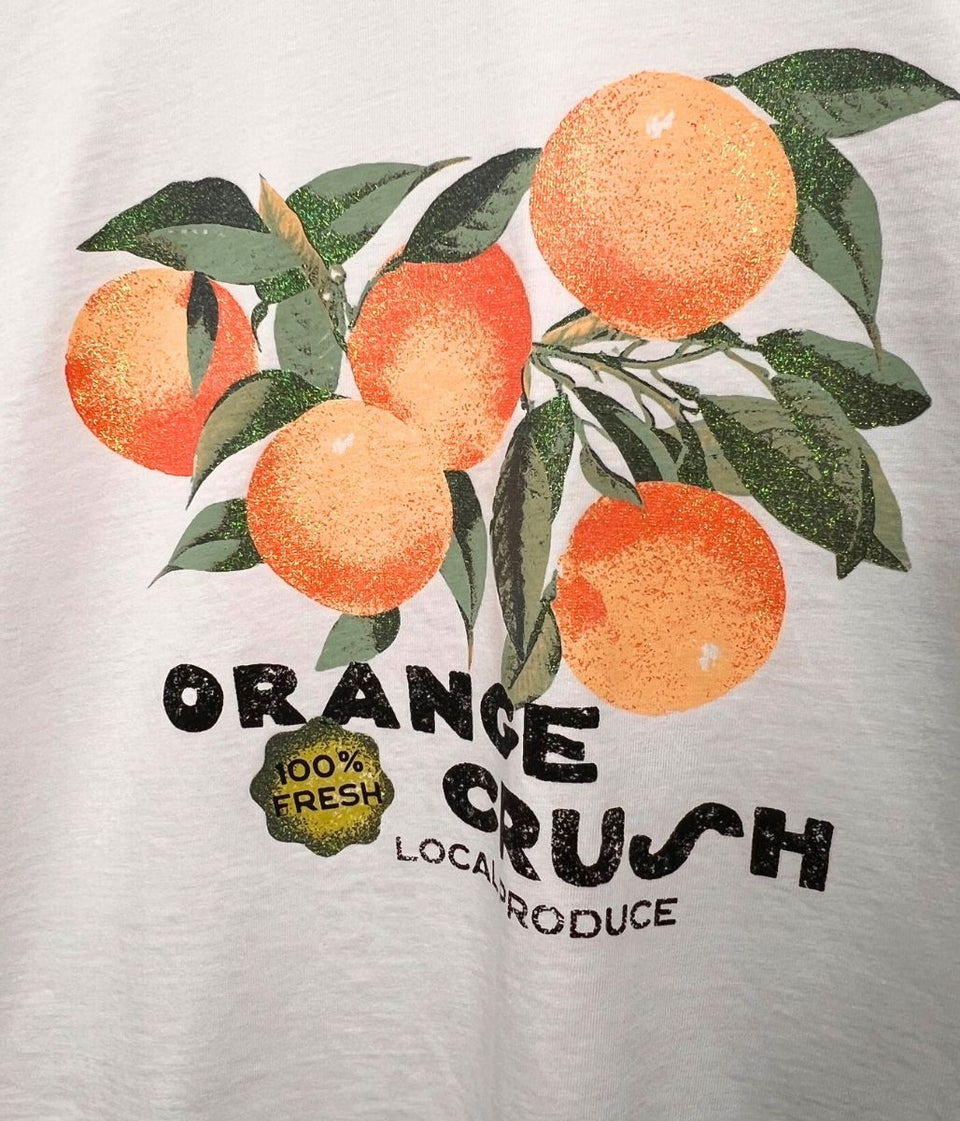 Orange Crush Premium Cotton T Shirt