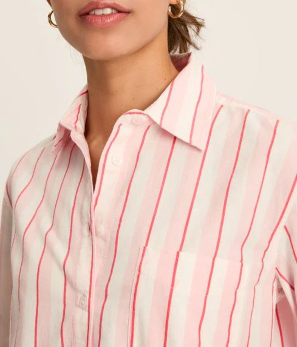 Amilla Pink Striped Shirt