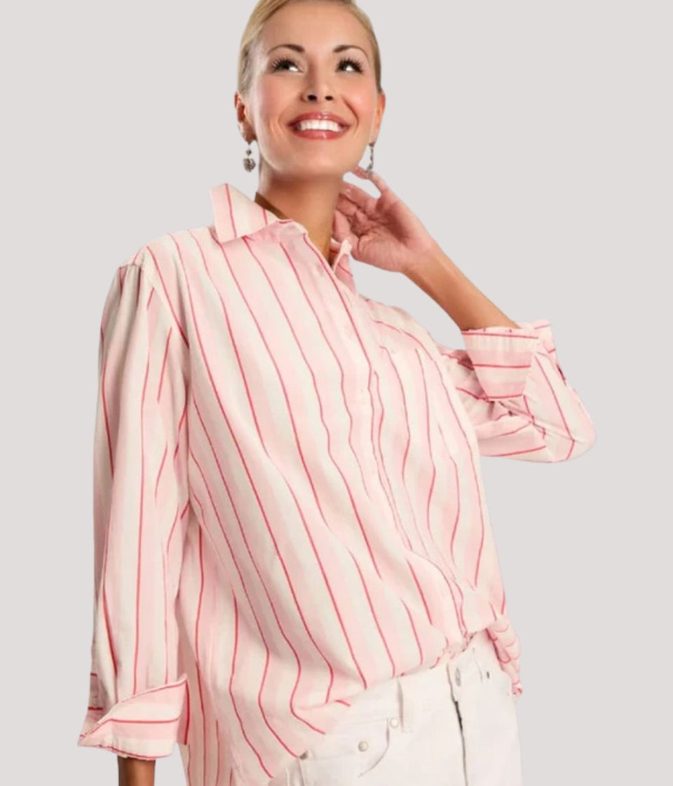 Amilla Pink Striped Shirt