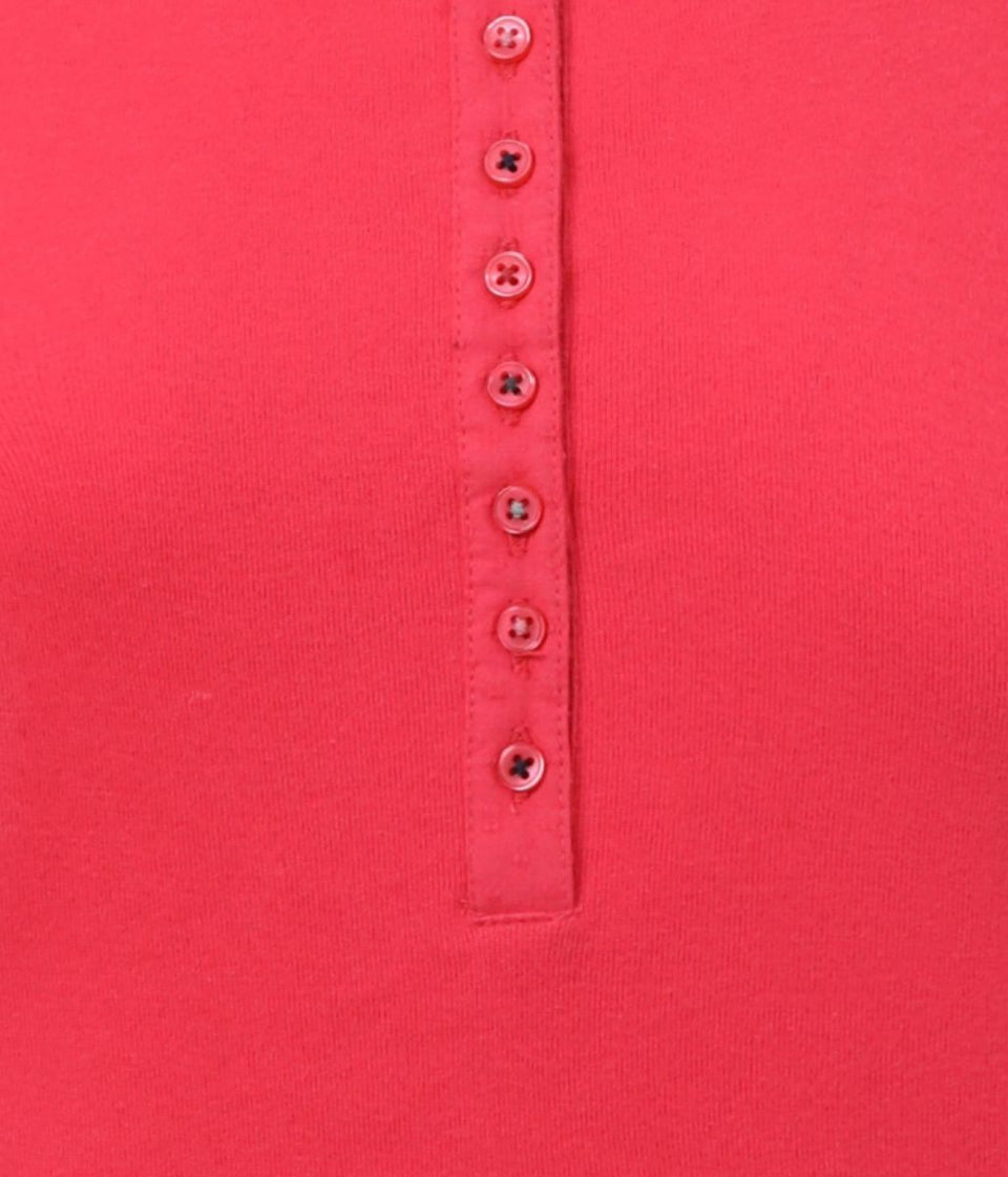 Mistral Pink Henley Top
